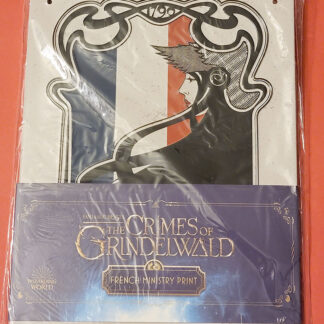 Magical Office-  Geek Gear Exclusive-Fantastic Beasts-Crimes of Grindelwald- French Ministry Metal Print- NEW- in Packaging