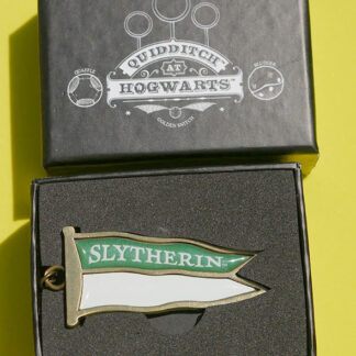 Slytherin Quidditch Flag Keychain- NEW in  packaging