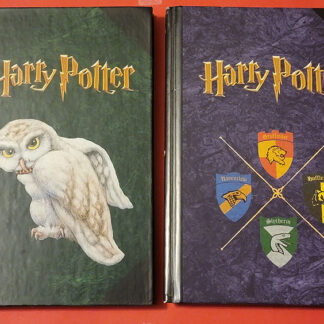 Magical Office-  Original RARE Scholastic- Hedwig and Hogwarts House Crests Notebook Set